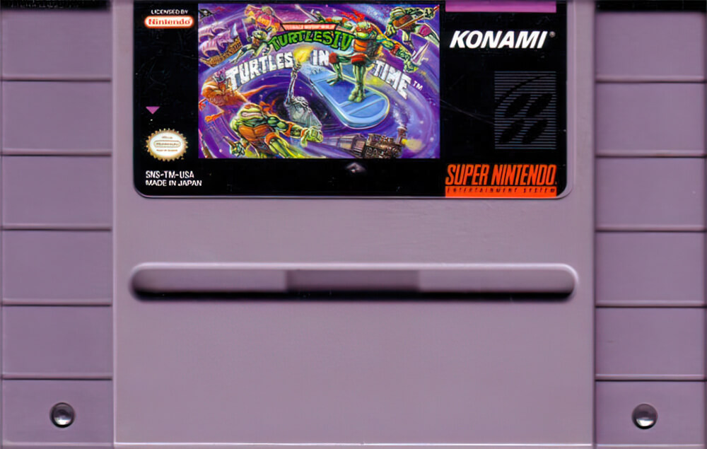 Лицензионный картридж Teenage Mutant Ninja Turtles IV - Turtles in Time для Super Nintendo